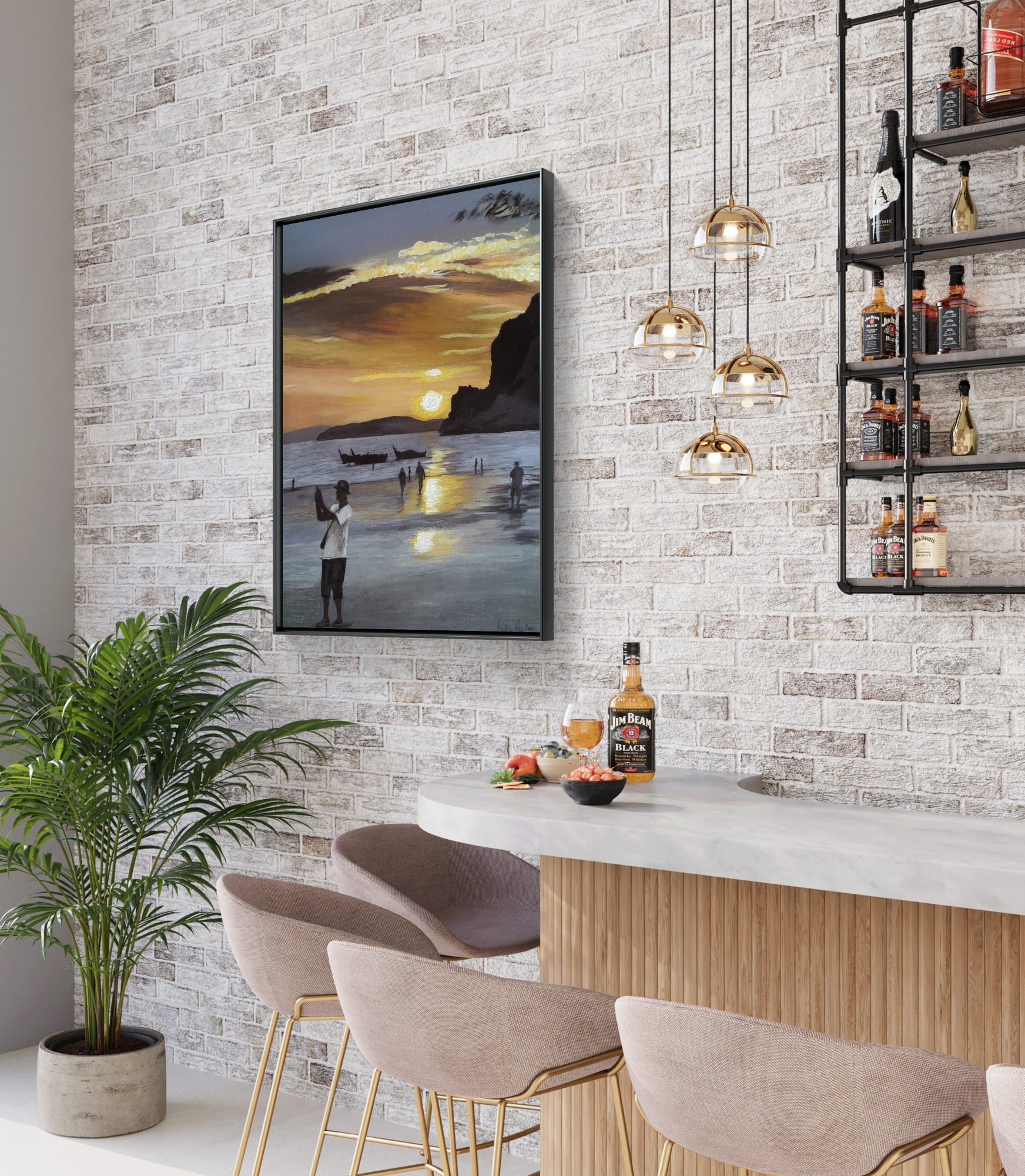 Stunning decor featuring "AO NANG BEACH - by AKABEBRESE," perfect for vibrant home aesthetics.