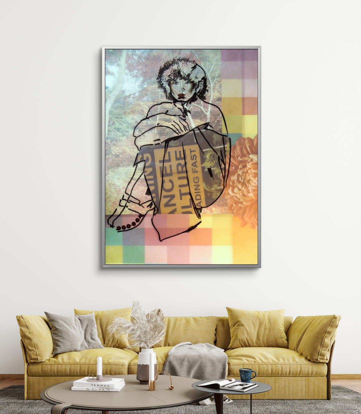 CLOG LADY BATHED IN LIGHT  - BY AKABEBRESE